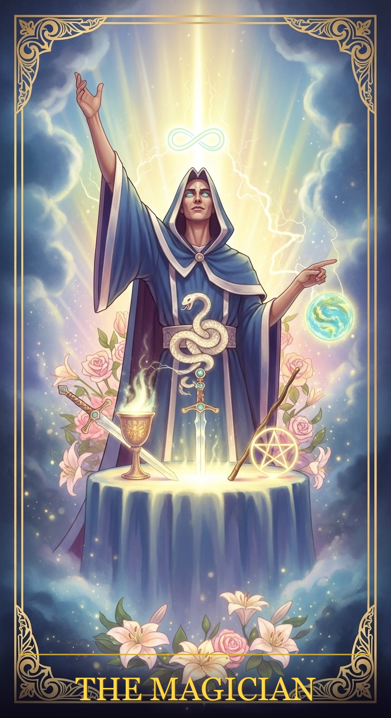 The Magician tarot card